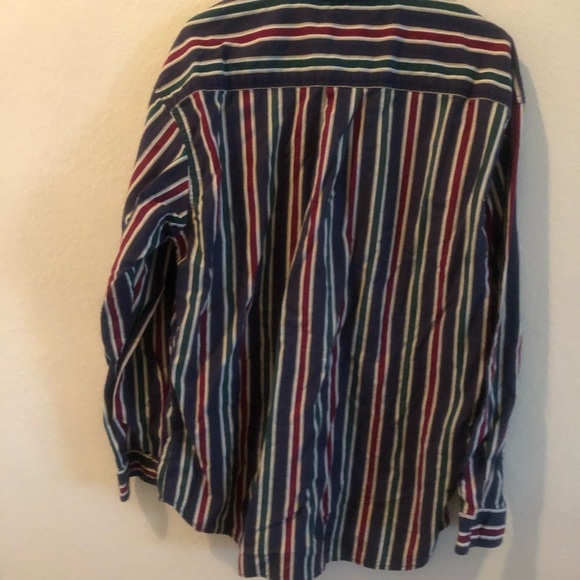 🆑⚡️ Vintage White oak striped button up long sleeve shirt - Picture 6 of 6